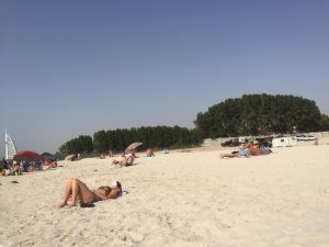 Black Palace Beach hidden place for relaxation in Dubai