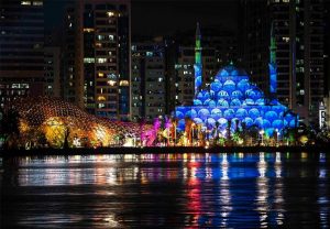 Masjid Al Noor Sharjah light festival 2019