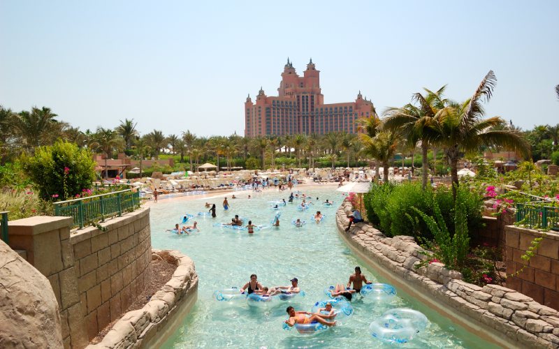 Atlantis Aquaventure waterpark in Dubai.