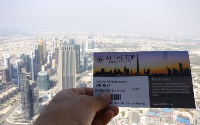 Burj Khalifa Top Floor View